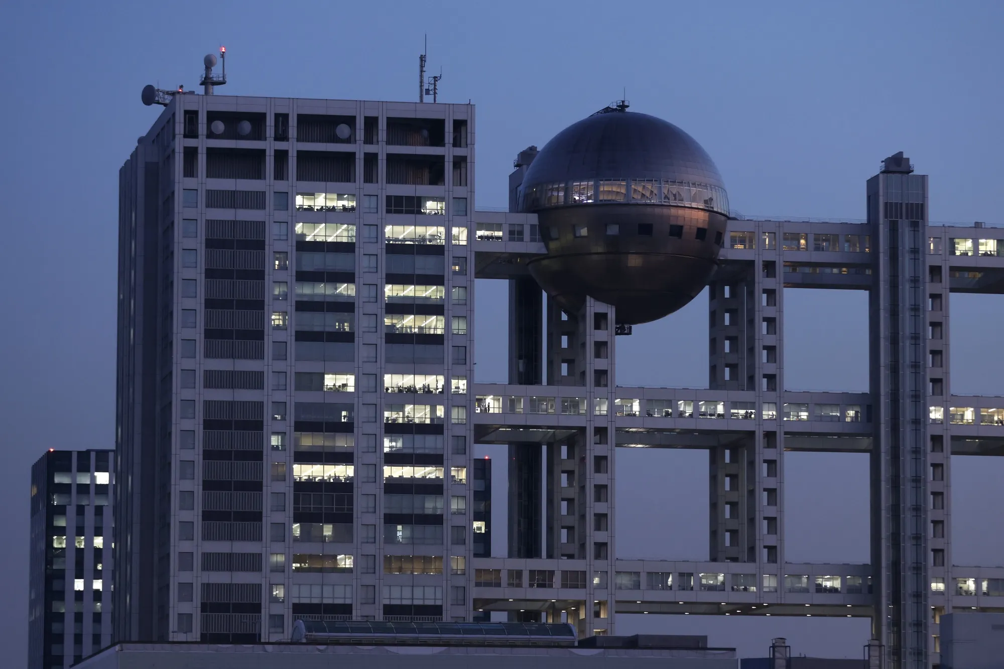 The Fuji Media Holdings headquarters in Tokyo.