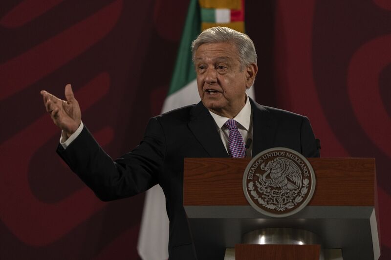 President Andres Manuel Lopez Obrador Holds Daily Press Conference 