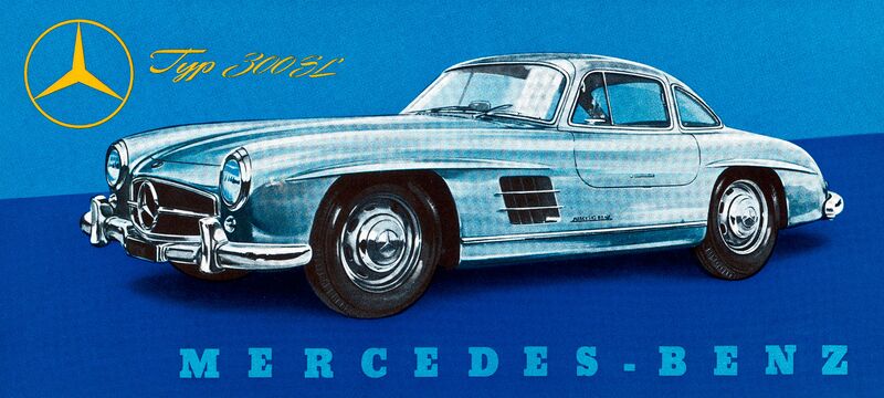 What are some features of the classic Mercedes SL?