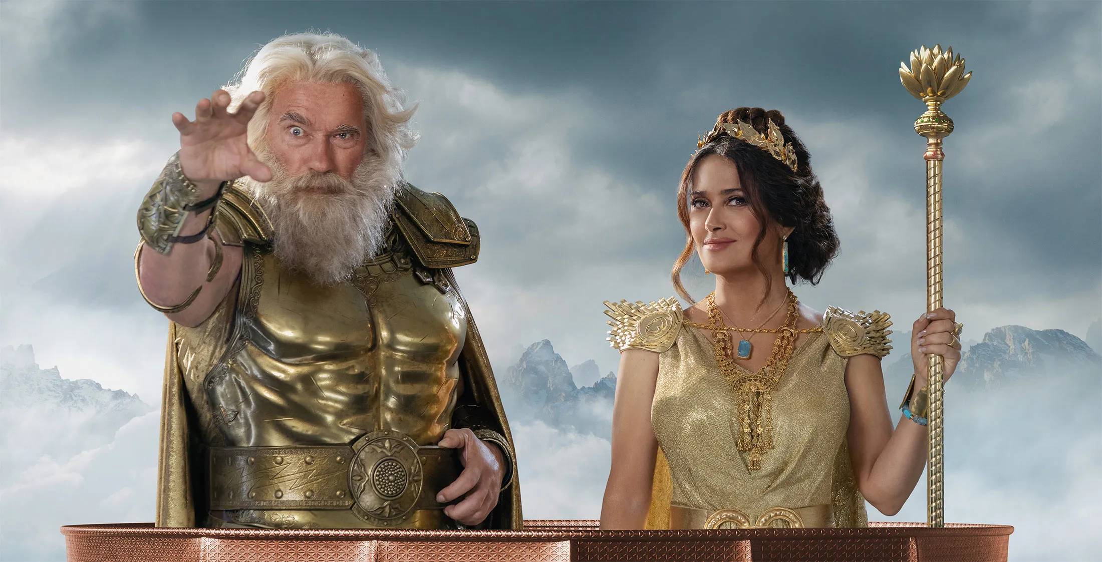 BMW’s Super Bowl commercial featured&nbsp;Arnold Schwarzenegger and Salma Hayek Pinault.