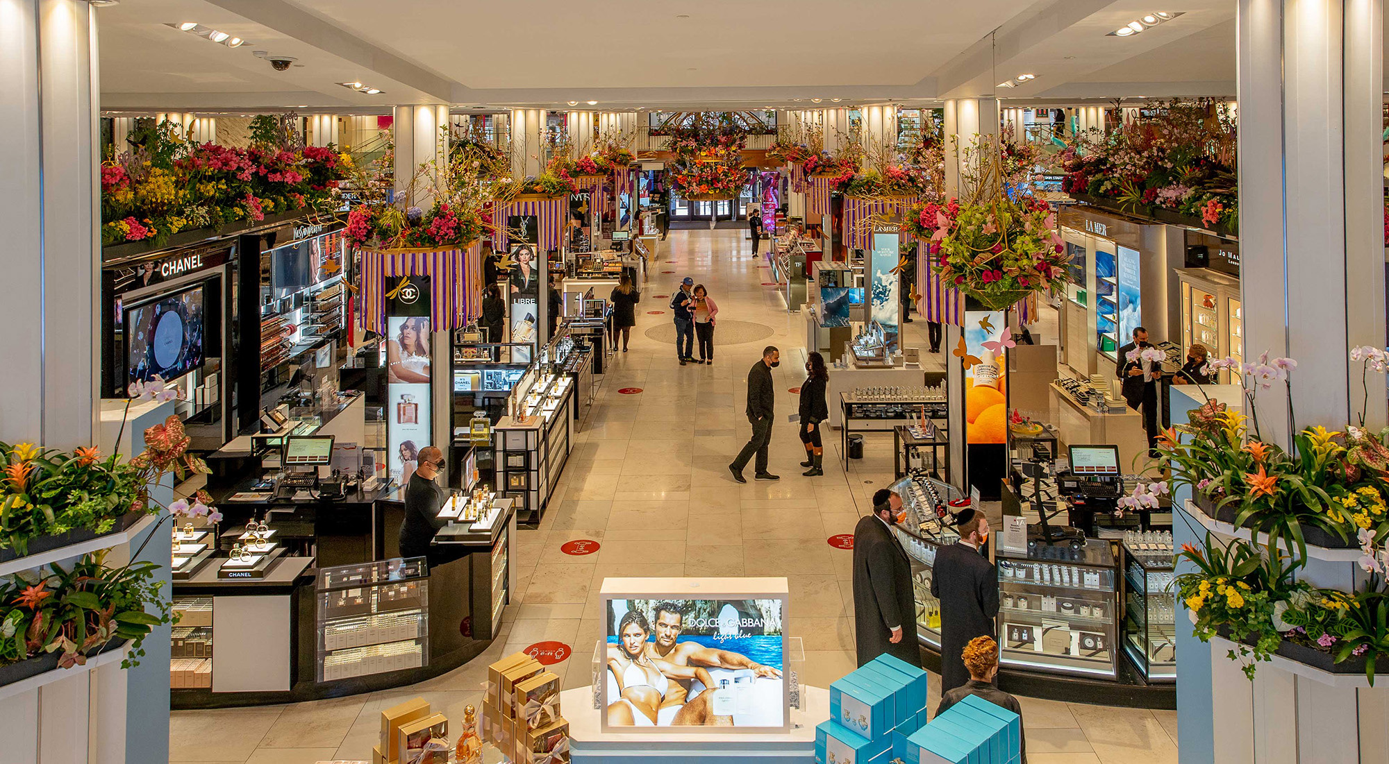 ground floor interior of Macy's flagship department store on 34th