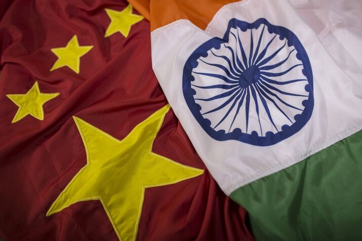 China and India flags