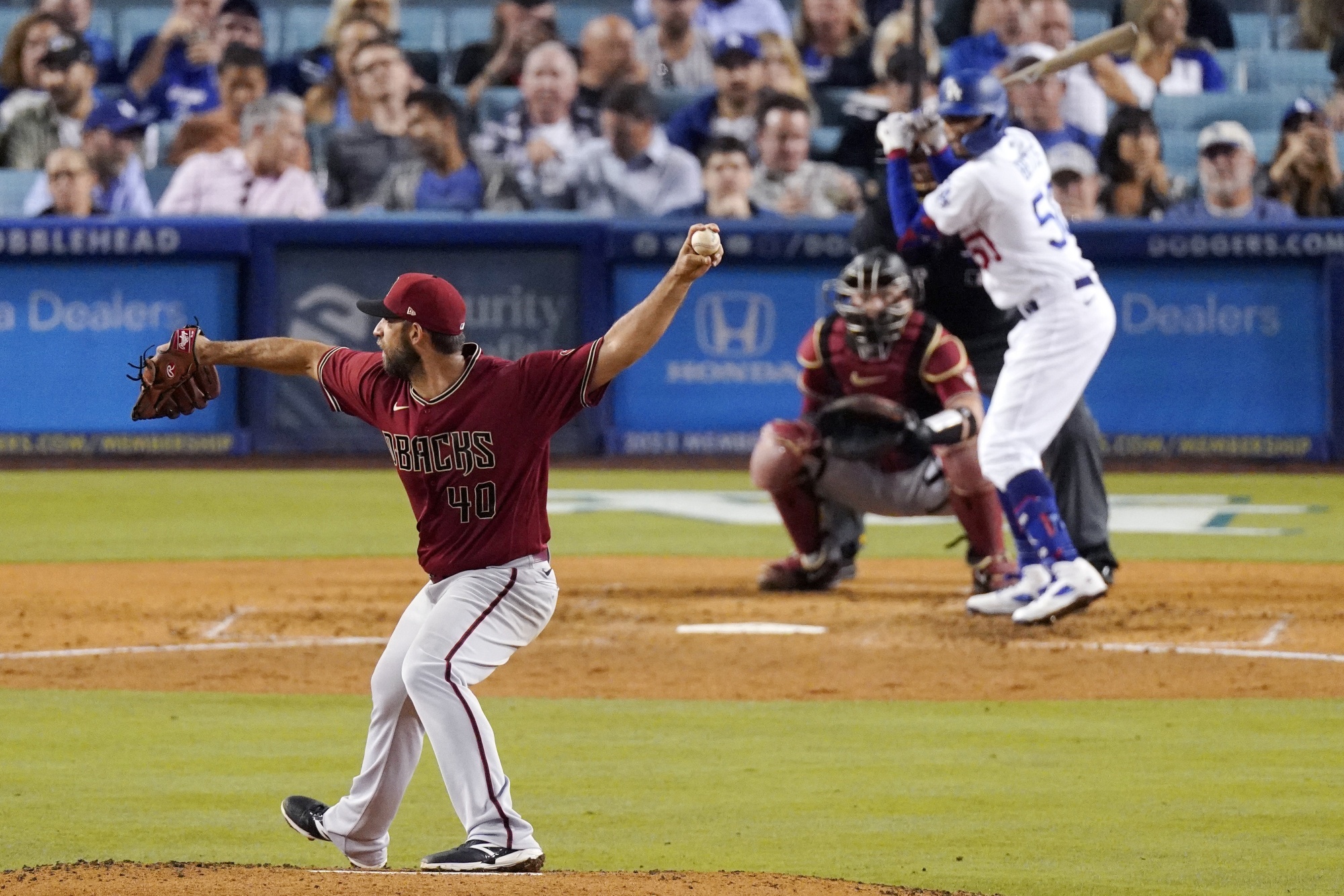 Diamondbacks jump all over another Dodgers starter and beat LA 4-2 for a  2-0 lead in NLDS