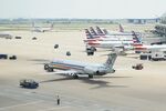 American Airlines&nbsp;aircraft in Dallas, Texas.