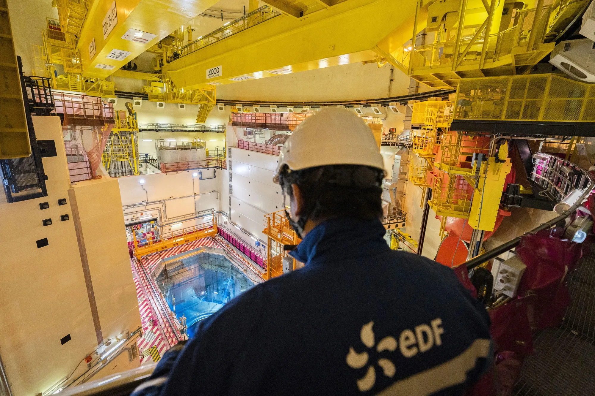 An EDF-operated nuclear plant in Flamanville, France.