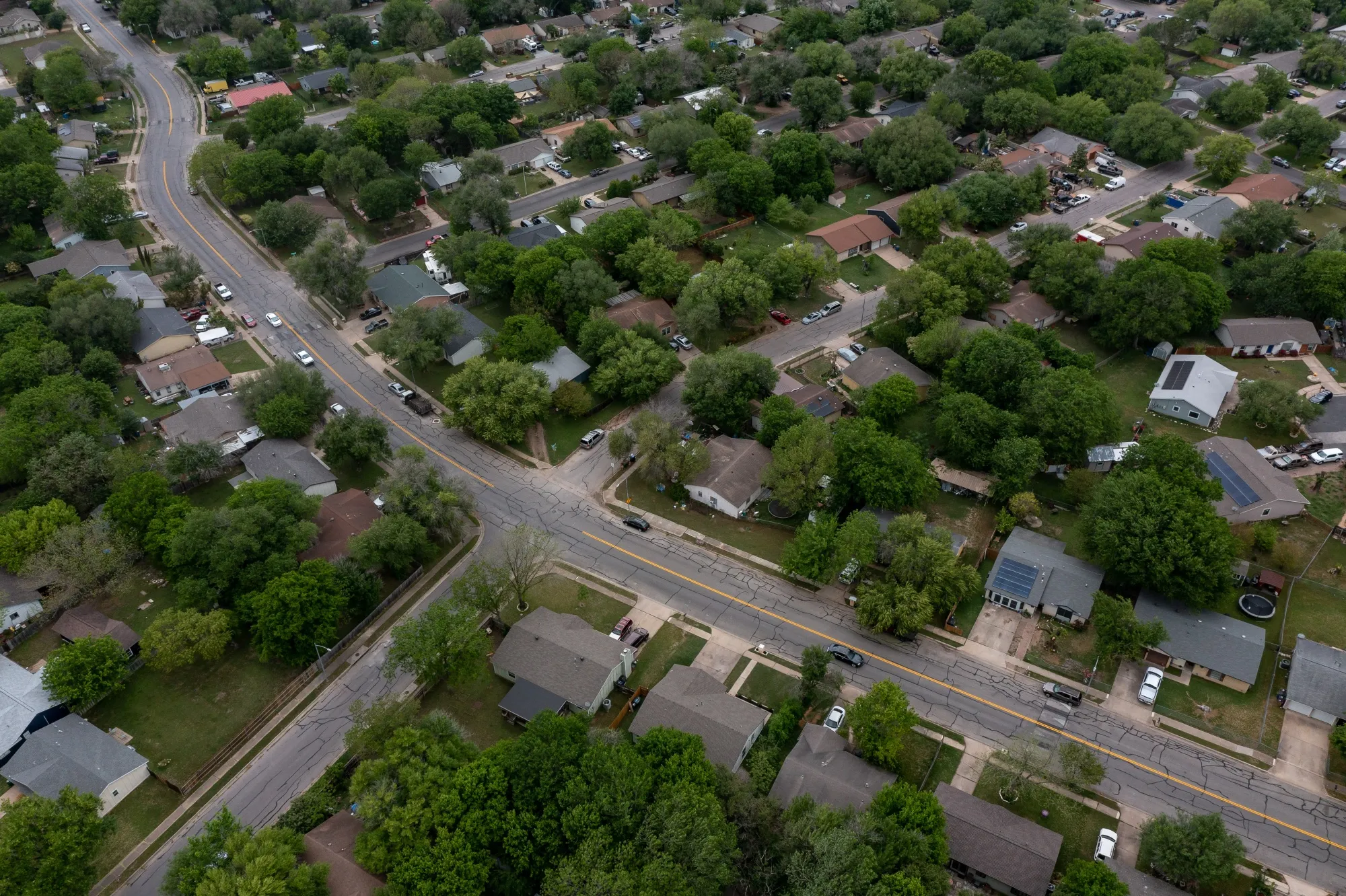 Homes in the Dove Springs neighborhood of Austin in 2022.&nbsp;