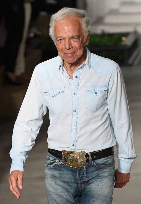 Ralph Lauren at his runway show on Sept. 14.