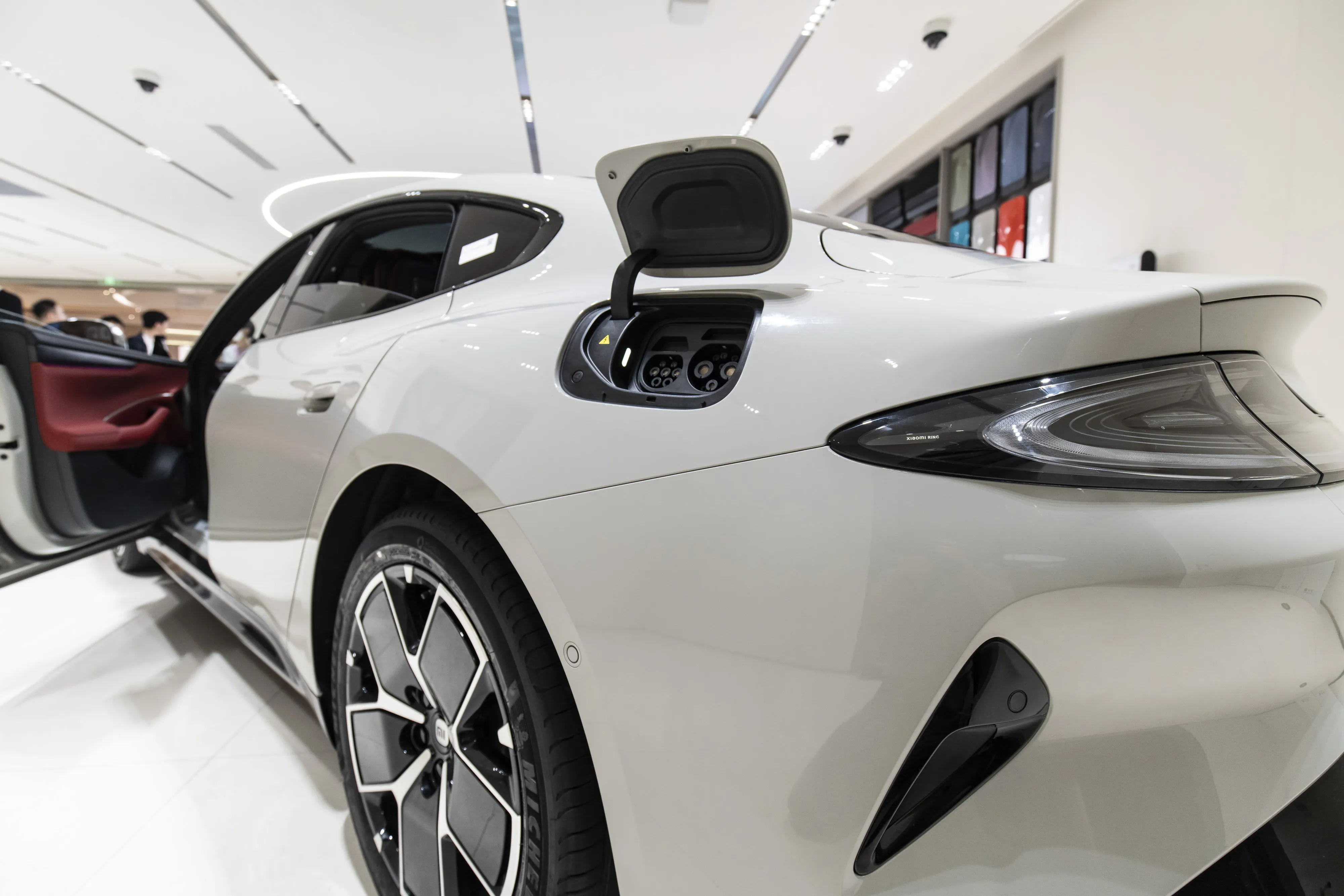 A Xiaomi Corp. SU7 electric vehicle