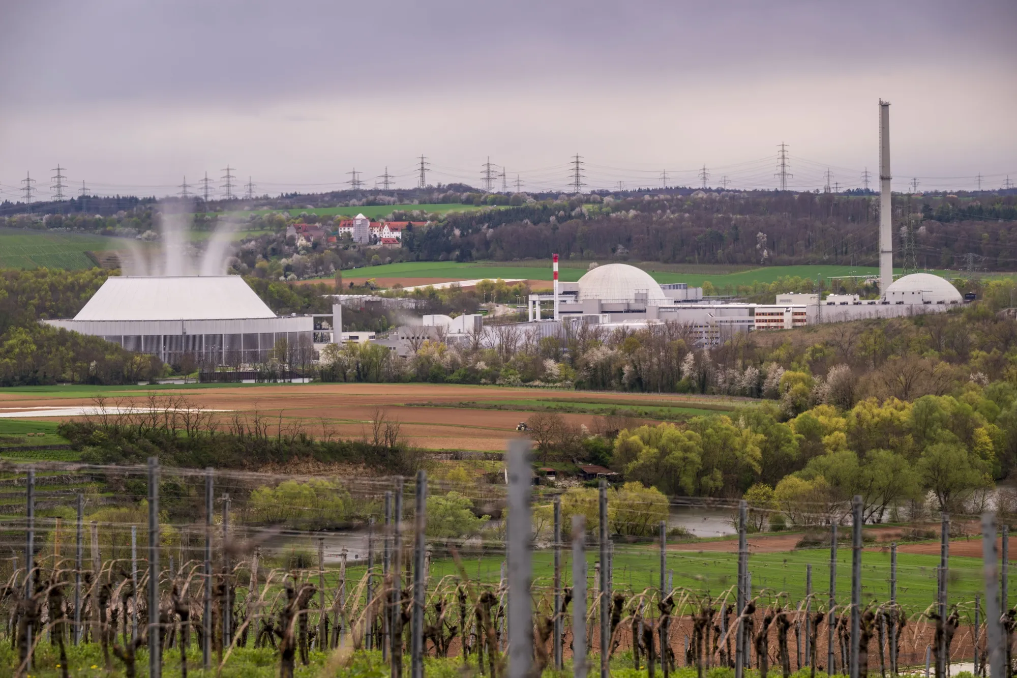 The shuttered Neckarwestheim 2 nuclear power plant.