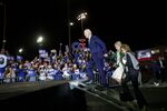 Joe Biden at&nbsp;primary night rally in the Baldwin Hills neighborhood of Los Angeles, California, U.S., on March 3.