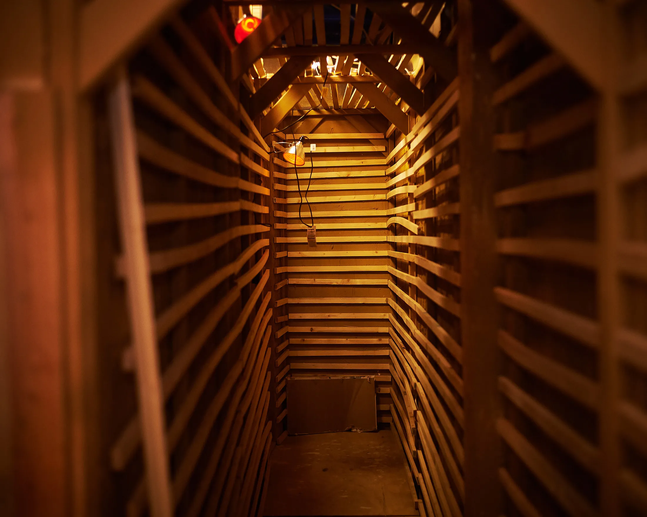 A new puzzle space under construction at Rock Avenue Escape Room.