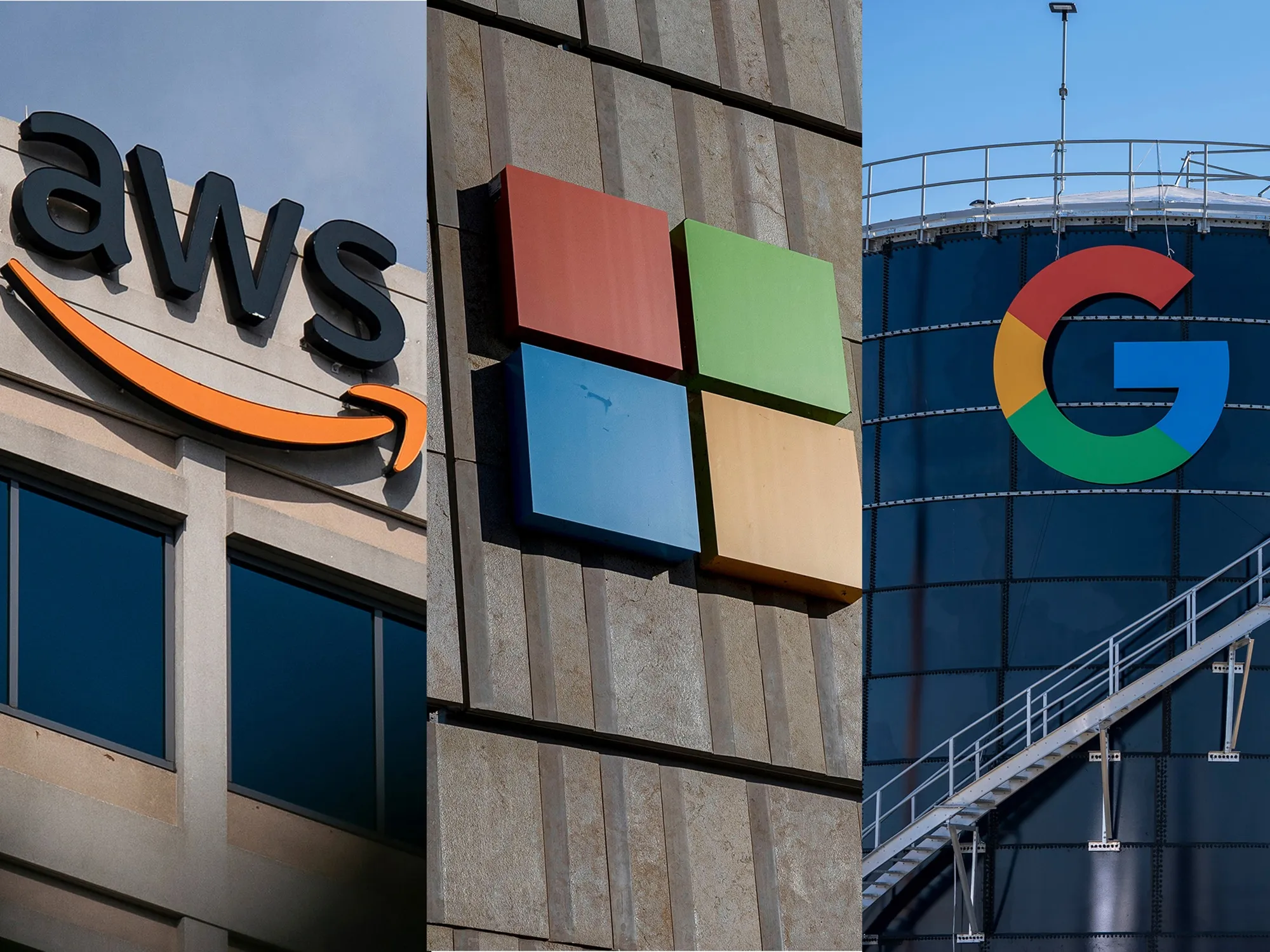 Amazon Web Services, Microsoft Corp. and Google.