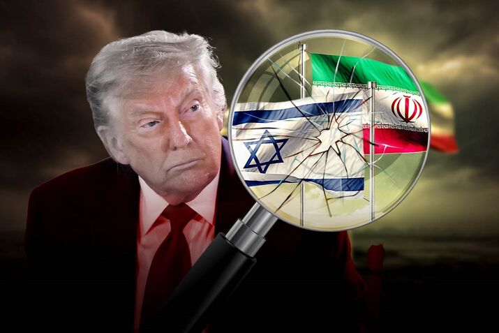 IMAGE_ISREAL_IRAN_MAGNIFIER_CRACK_TRUMP
