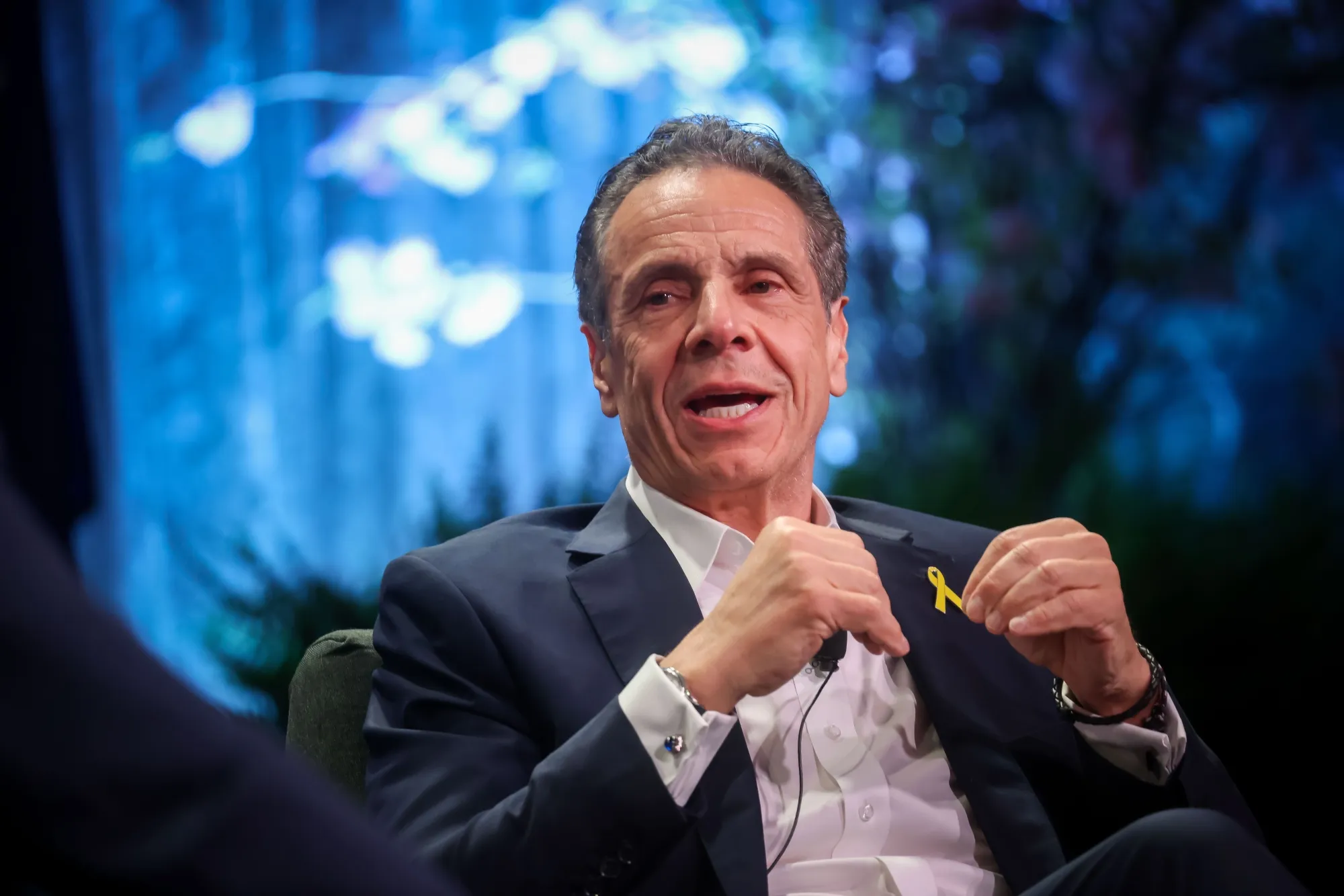 Andrew Cuomo, New York City mayoral candidate,&nbsp;in New York in May.