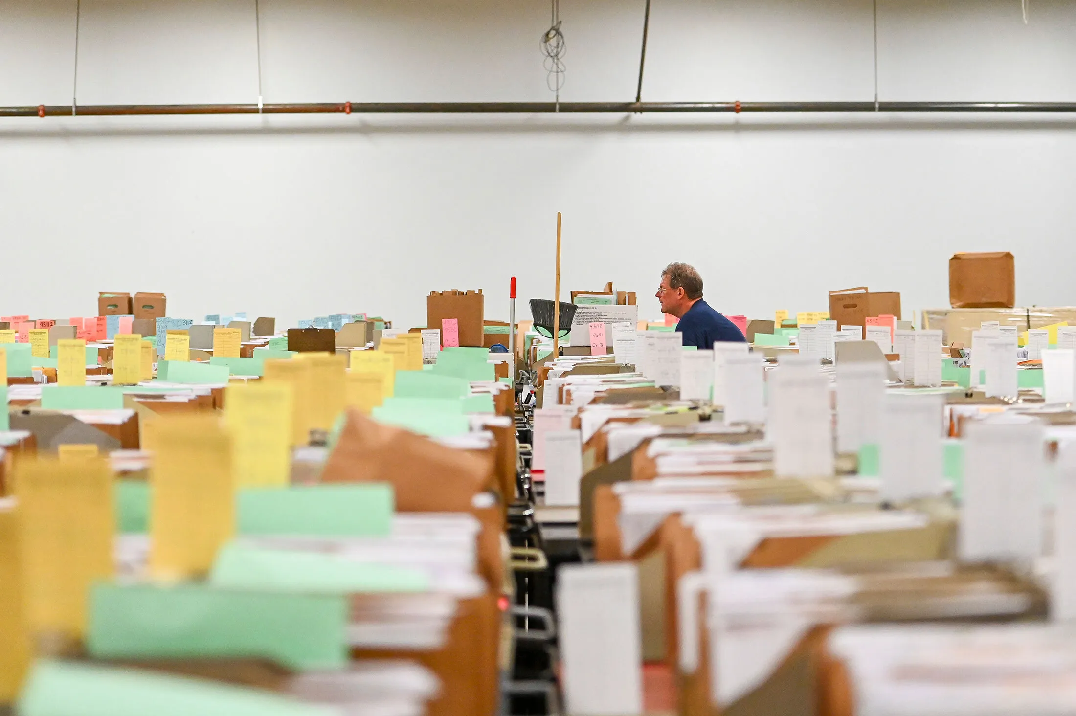 Tax documents at an Internal Revenue Service facility in Ogden, Utah, this year.