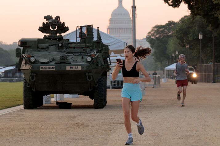 Washington D.C. Prepares To Host Military Parade To Mark Army's 250th Anniversary
