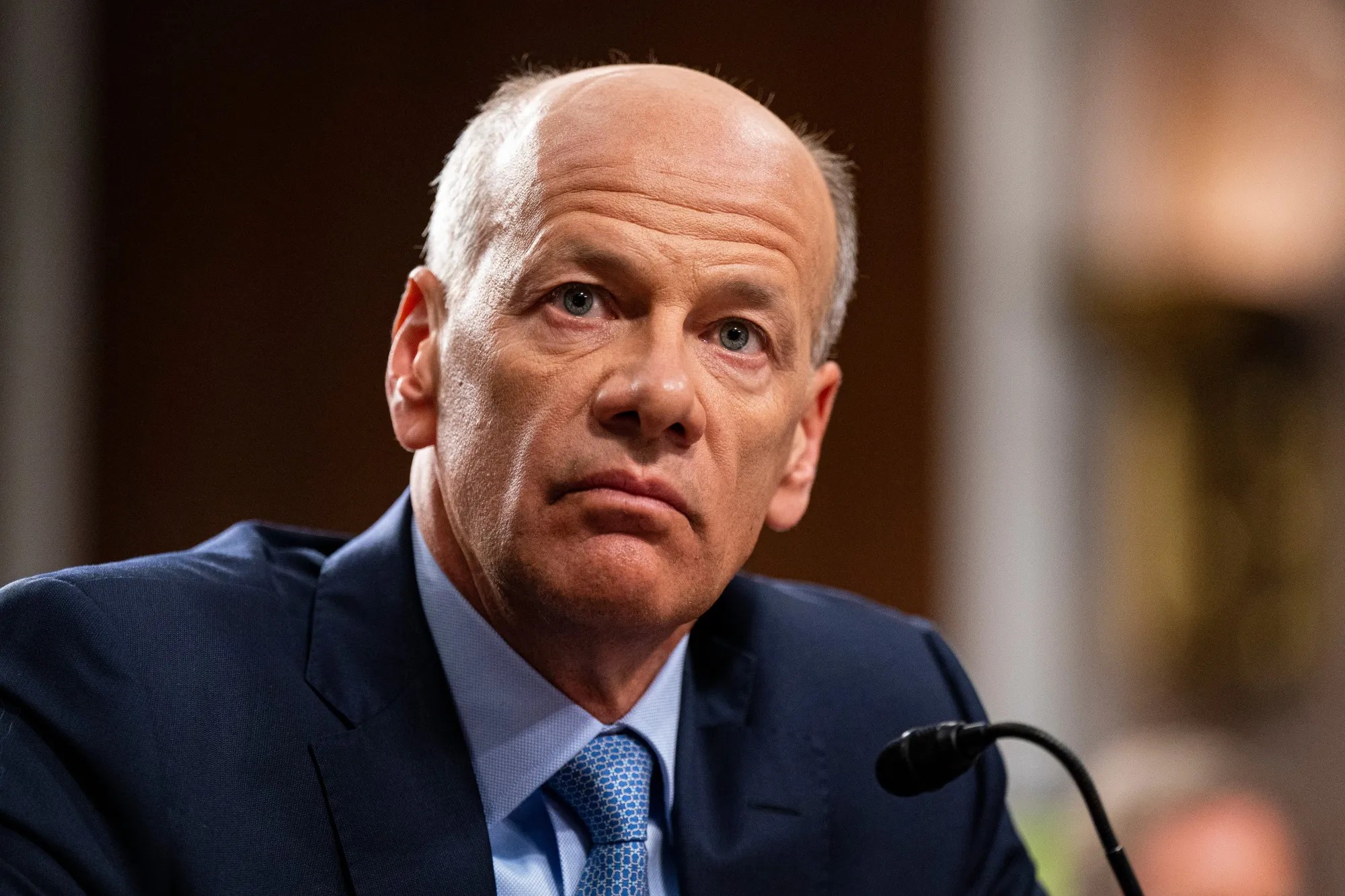 Greg Becker, Silicon Valley Bank’s former CEO, gets it from all sides in Washington