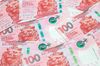 Hong Kong one-hundred dollar banknotes are arranged for a photograph in Hong Kong, China, on Thursday, April 23, 2020. The Hong Kong Monetary Authority intervened for a third straight day this week to defend its currency peg as the local dollar touched the strong end of its trading band.