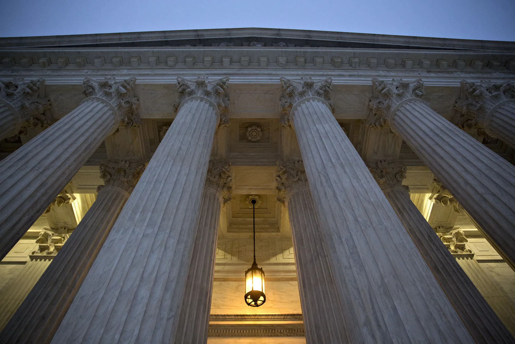 The U.S. Supreme Court building stands in Washington, D.C., U.S., on Friday, April 7, 2017.