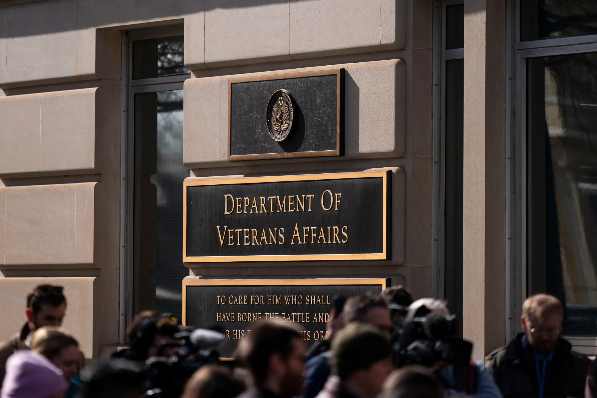 The Department of Veterans Affairs headquarters in Washington, DC.