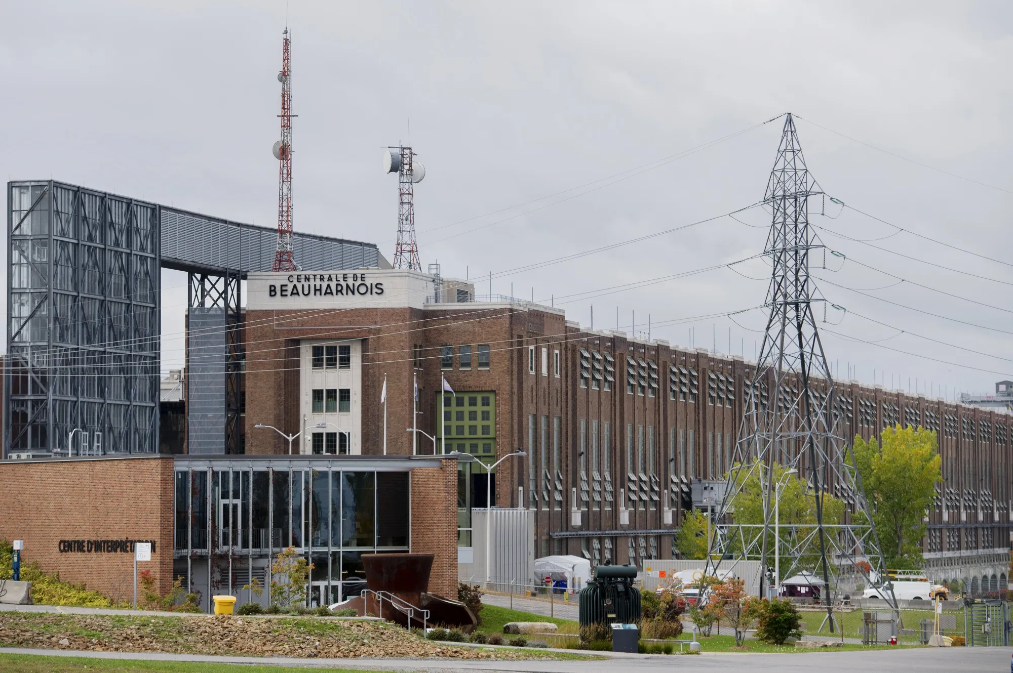 A Hydro-Quebec generating station on the Saint Lawrence River in Beauharnois, Quebec. The government-owned utility has signed two U.S. export deals in recent years.