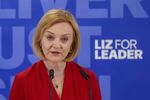 Liz Truss speaks during her formal Conservative party leadership campaign launch on July 14.