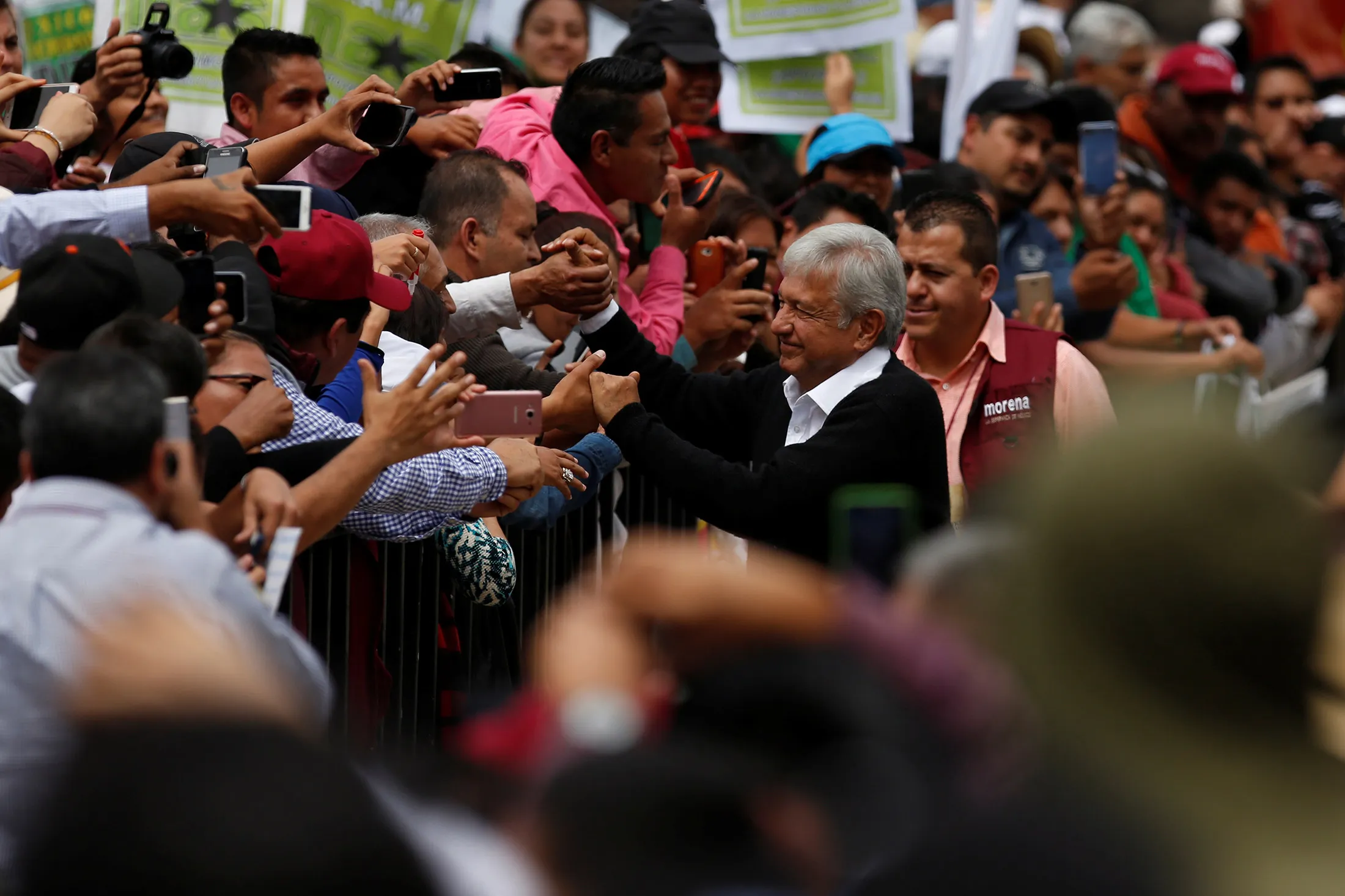Mexico’s front-runner, López Obrador.
