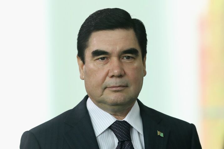 Turkmenistan President Berdymukhamedov Meets Angela Merkel