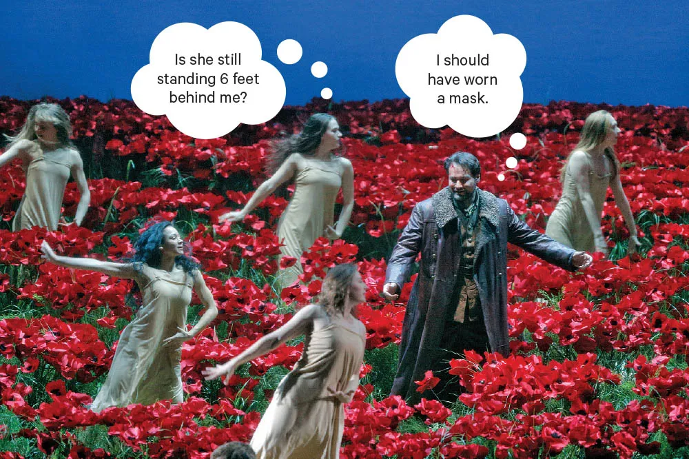 A scene from the Met production of Alexander Borodin’s Prince Igor.