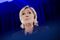 French National Front Leader Marine Le Pen Holds Presidential Campaign News Conference