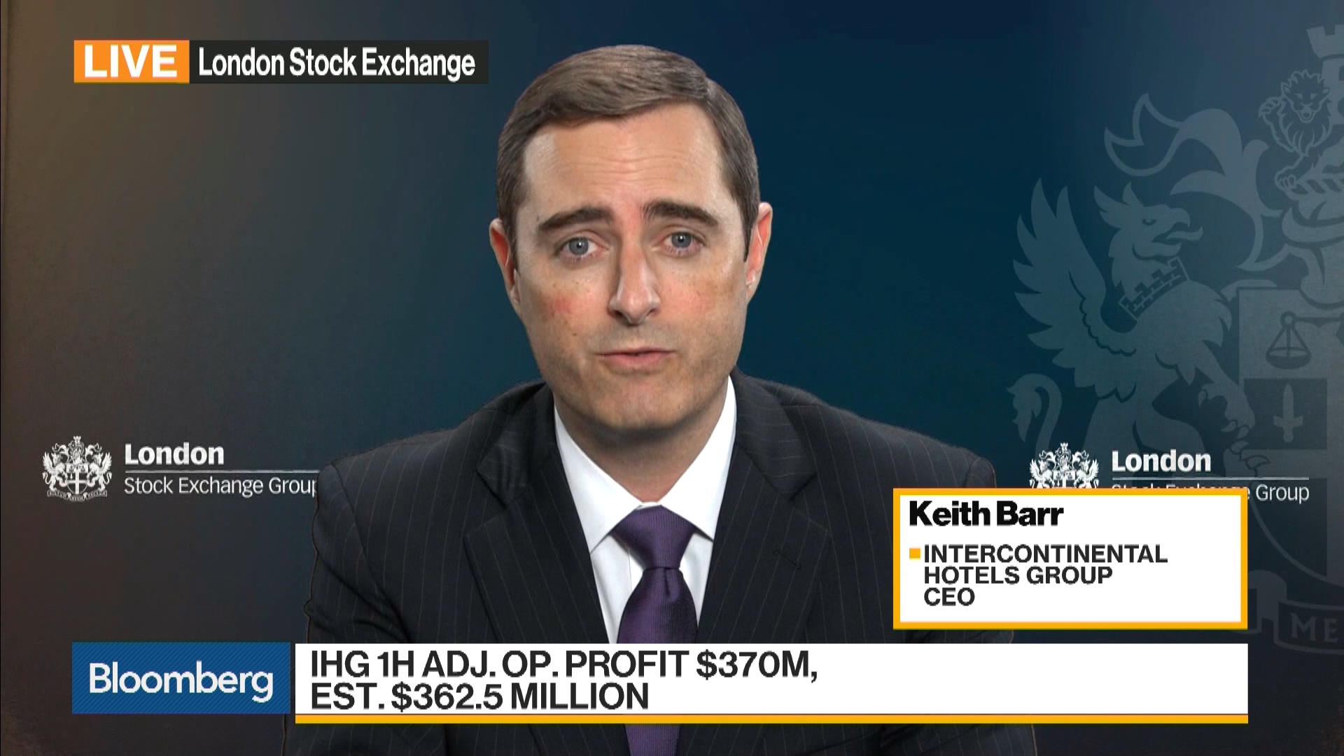 Ihg Ceo Sees Great Growth In U S Global Business Bloomberg