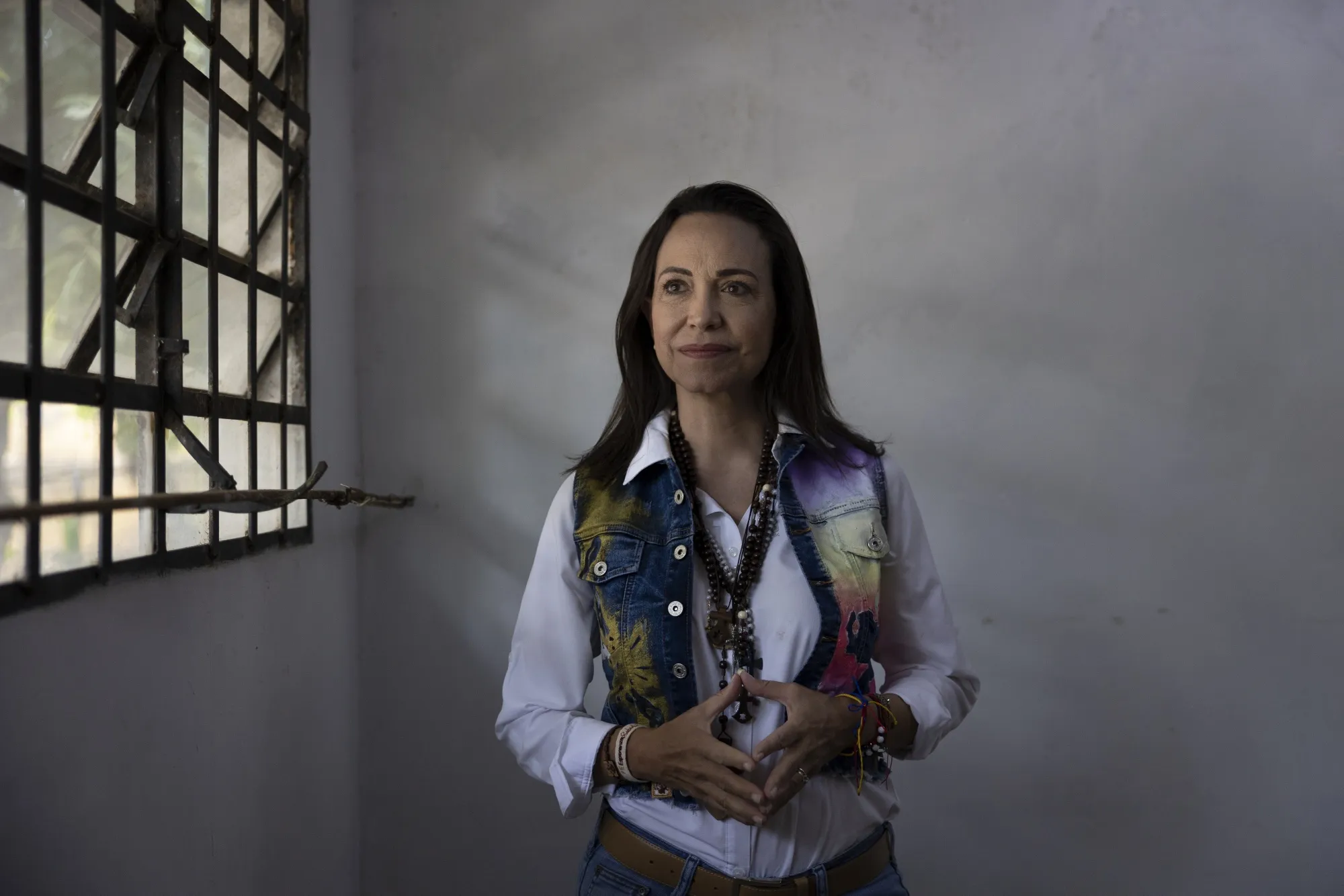 Maria Corina Machado en San Cristóbal, Venezuela el 28 de junio de 2024.