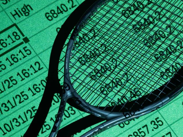 Photograph of a tennis racket