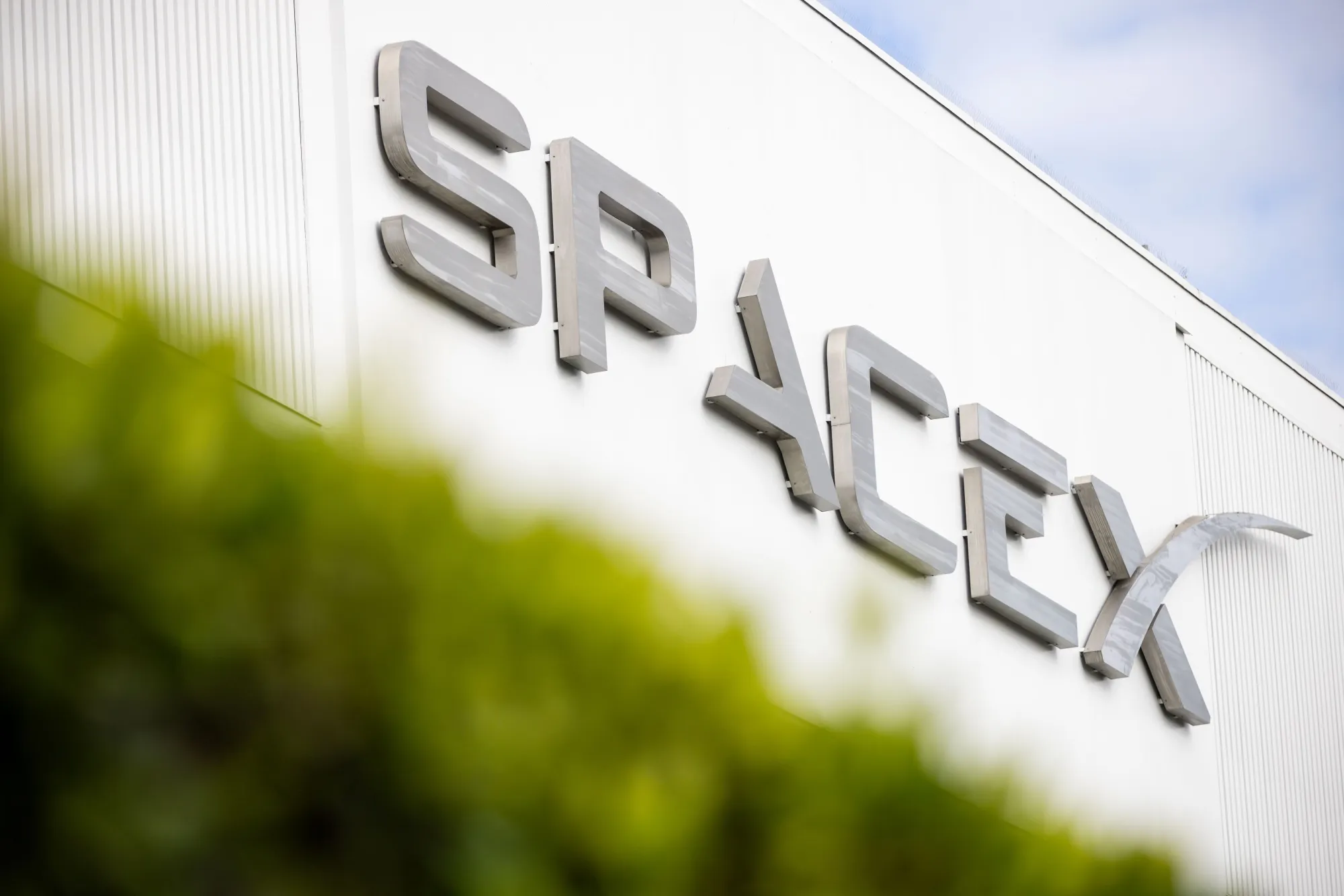 SpaceX facilities in Hawthorne, California, US.