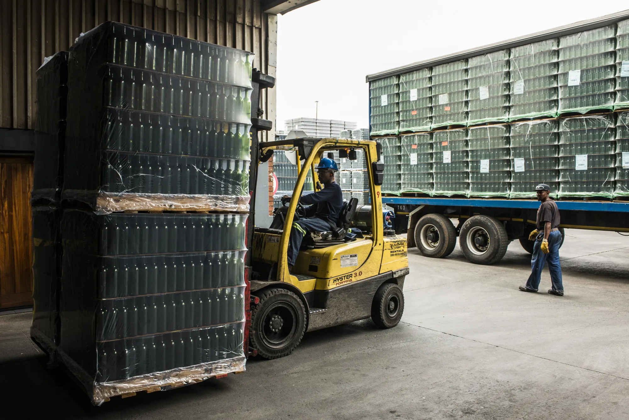 Manufacture Of Glass Bottles At Nampak Ltd. Plant
