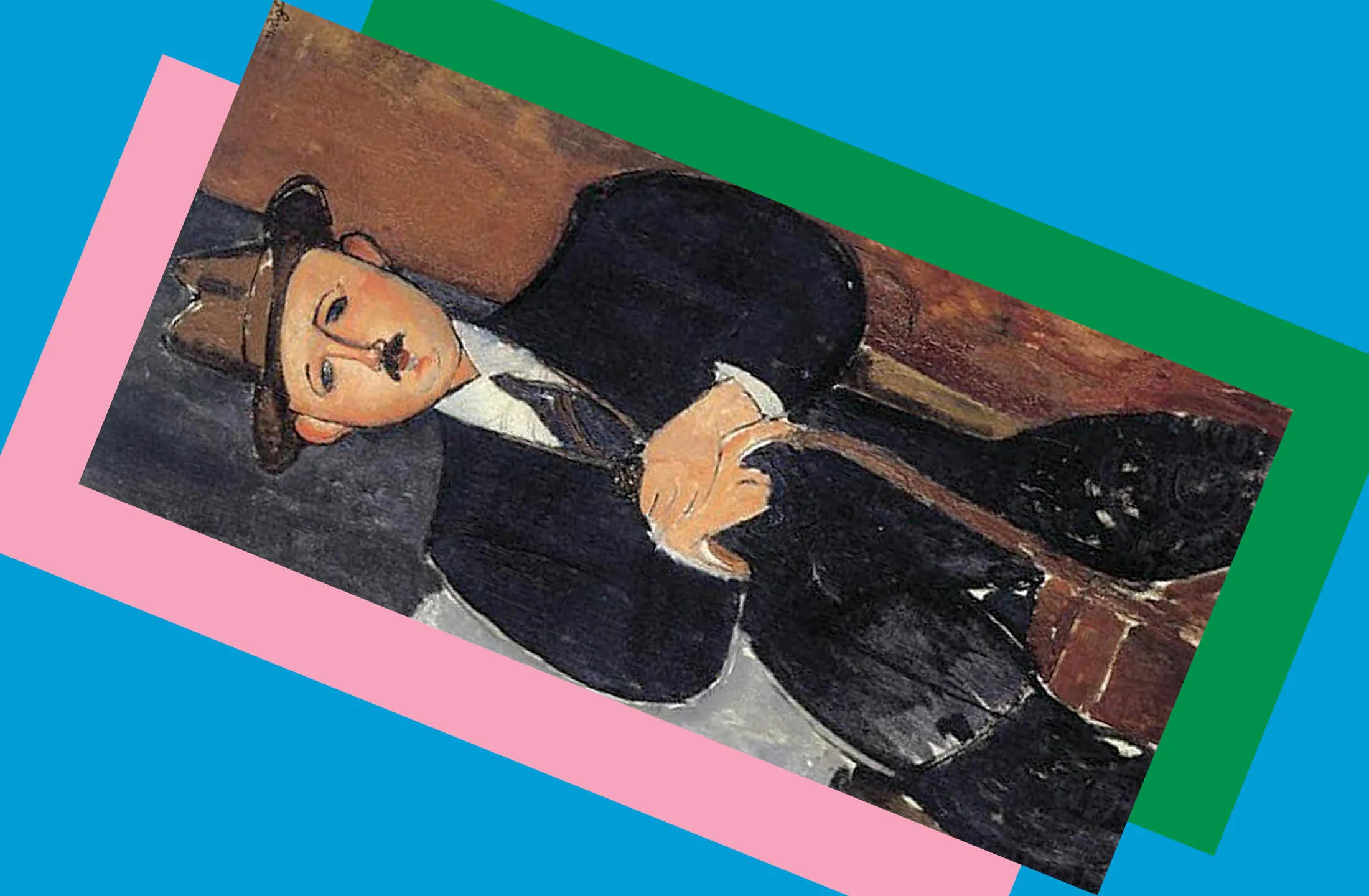Seated Man With a Cane