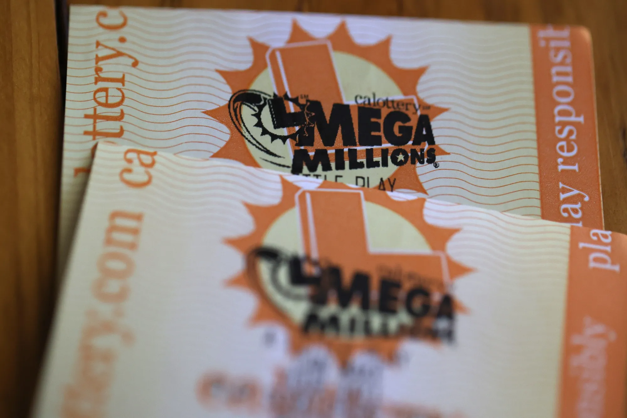 Mega Millions tickets.