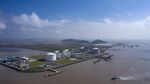 An LNG terminal at the Yangshan Deepwater Port in Shanghai.