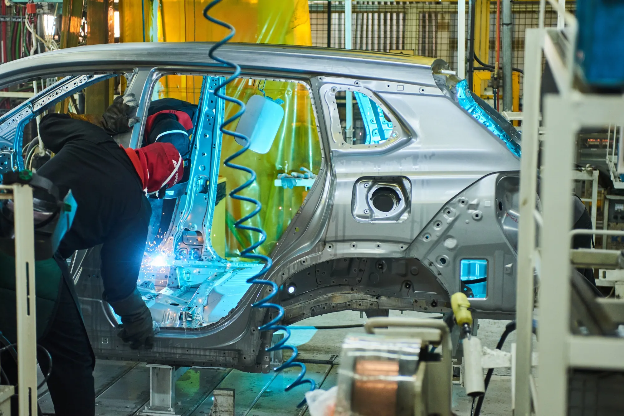 The production line at a manufacturing plant in Durban.