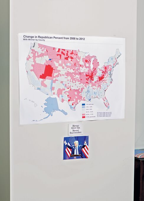 A poll map.