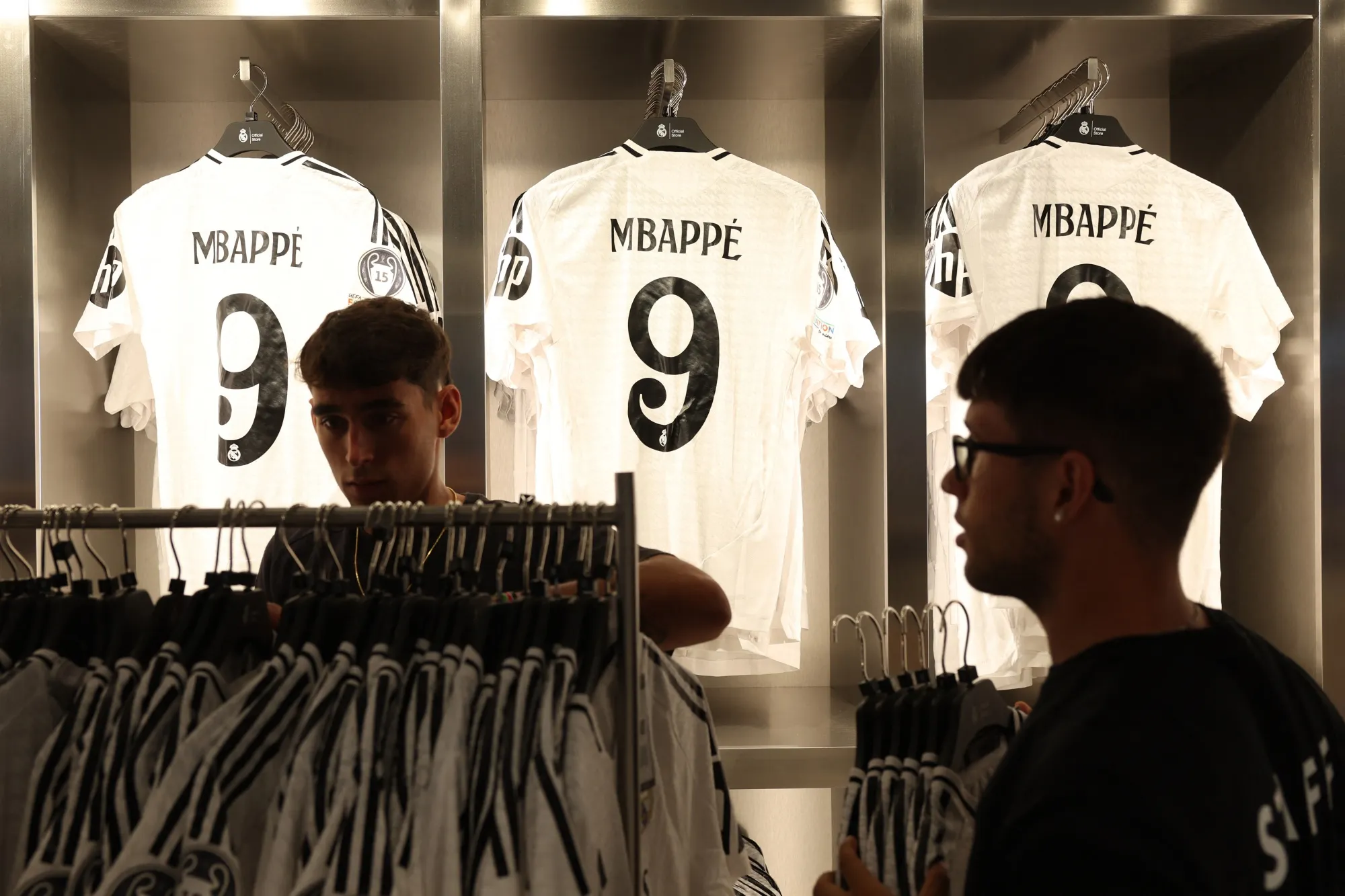 France’s Kylian Mbappe will now be wearing Real Madrid colors.