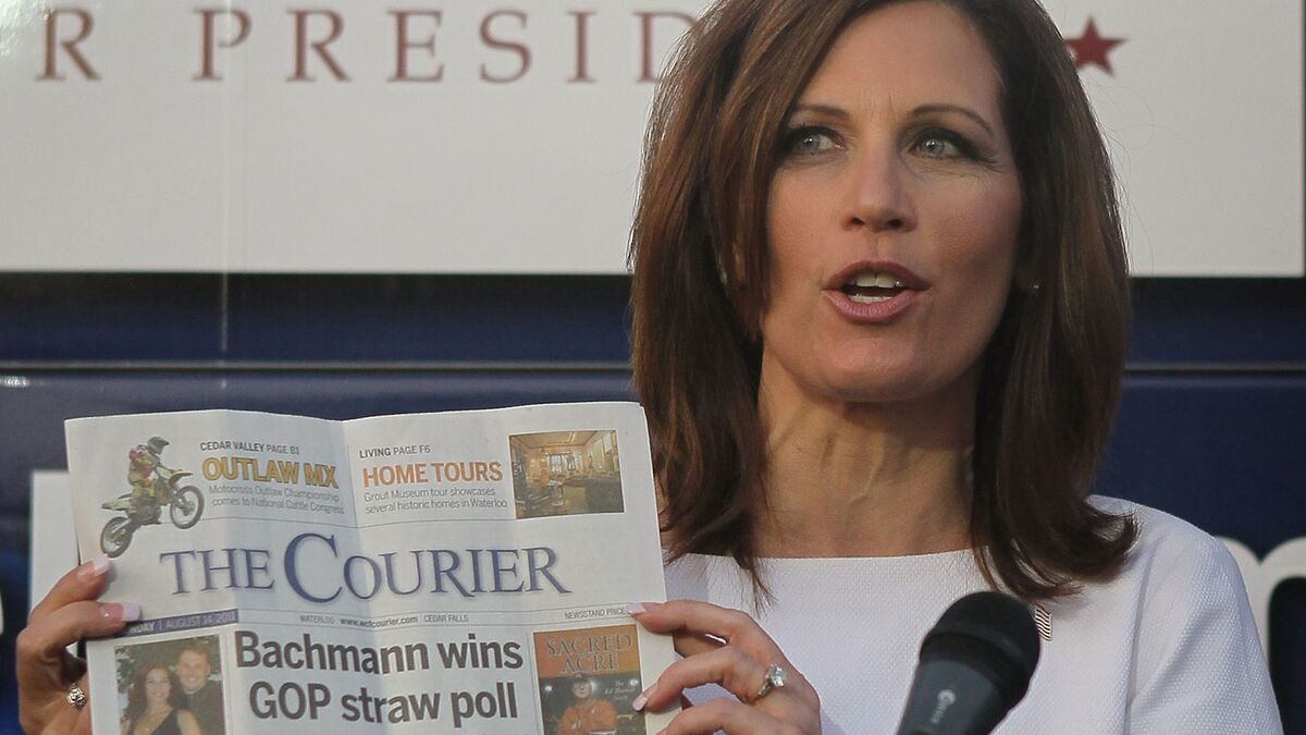 On This Day Last Cycle Michele Bachmann Won the Now Defunct