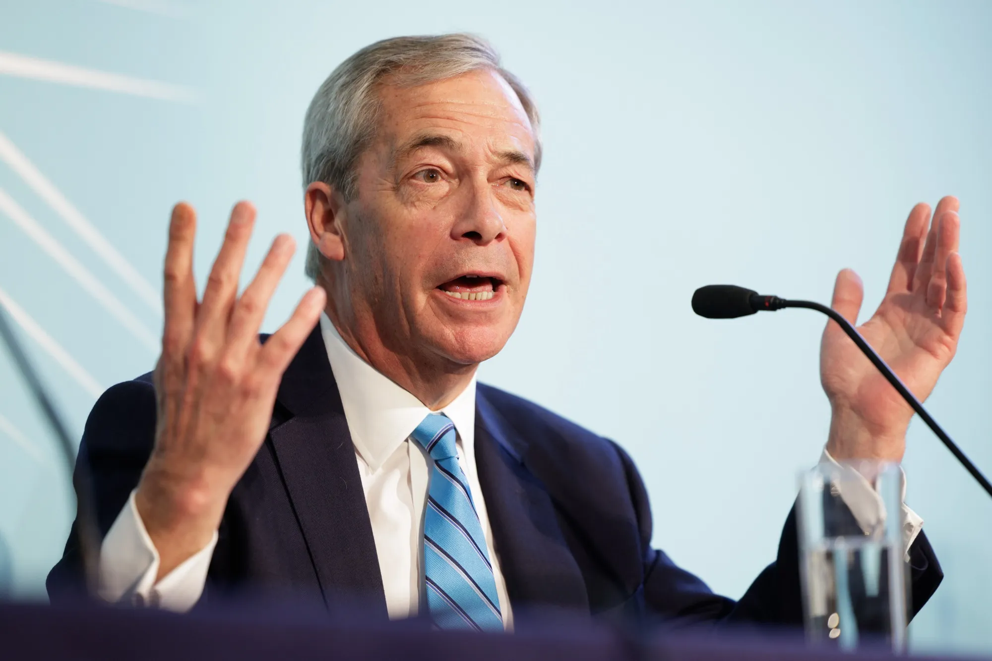 Nigel Farage, leader of Reform UK