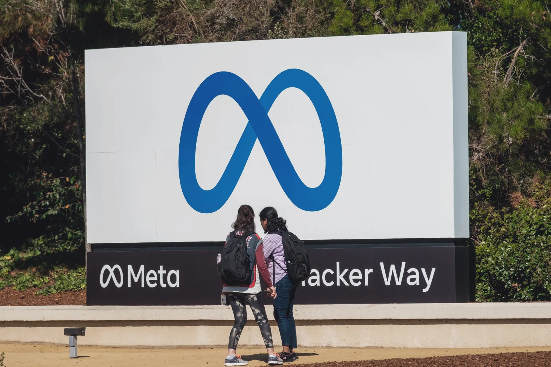 The Meta Platforms headquarters in Menlo Park, California, US.