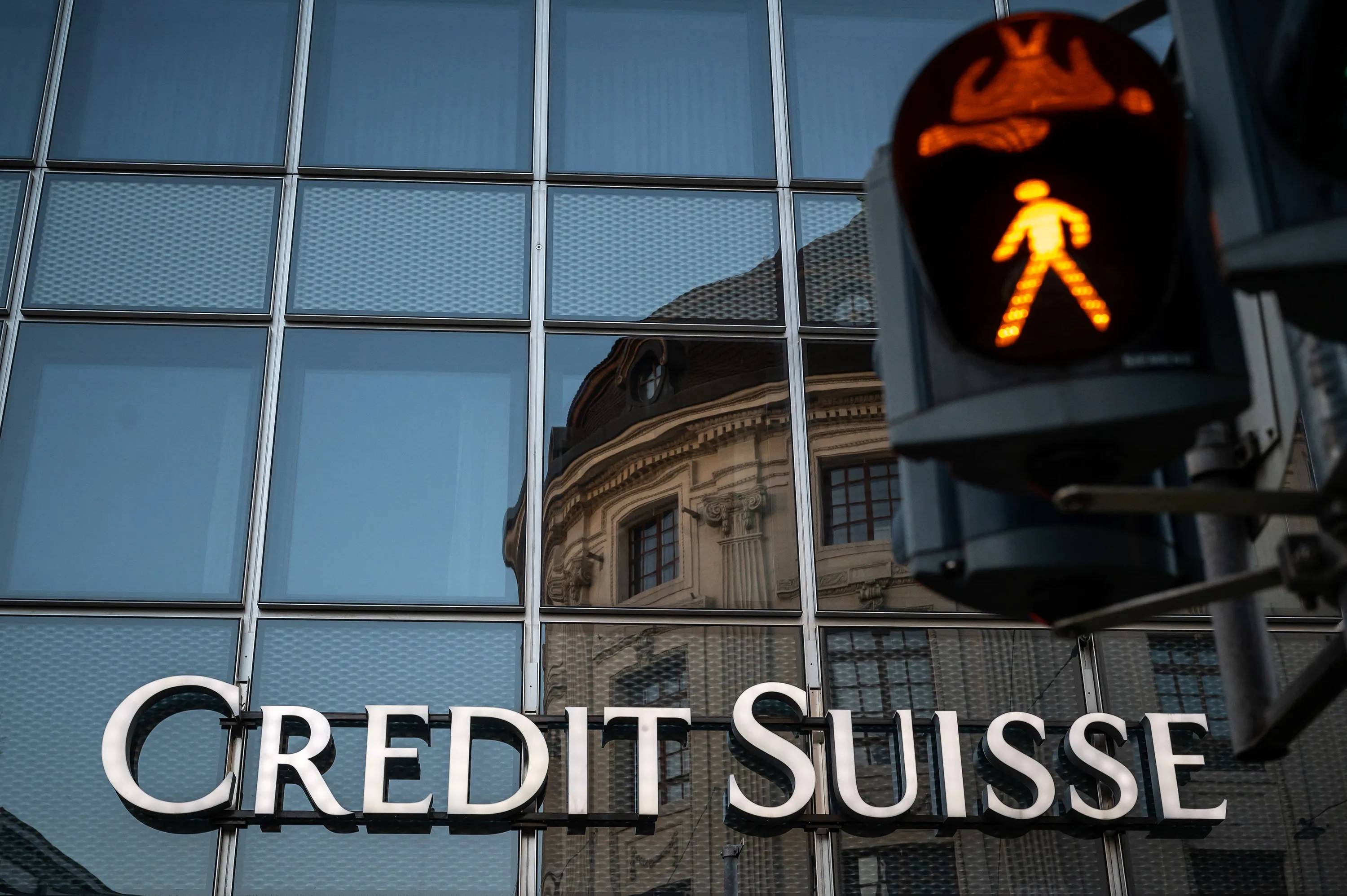 A&nbsp;Credit Suisse sign in Basel, Switzerland.&nbsp;