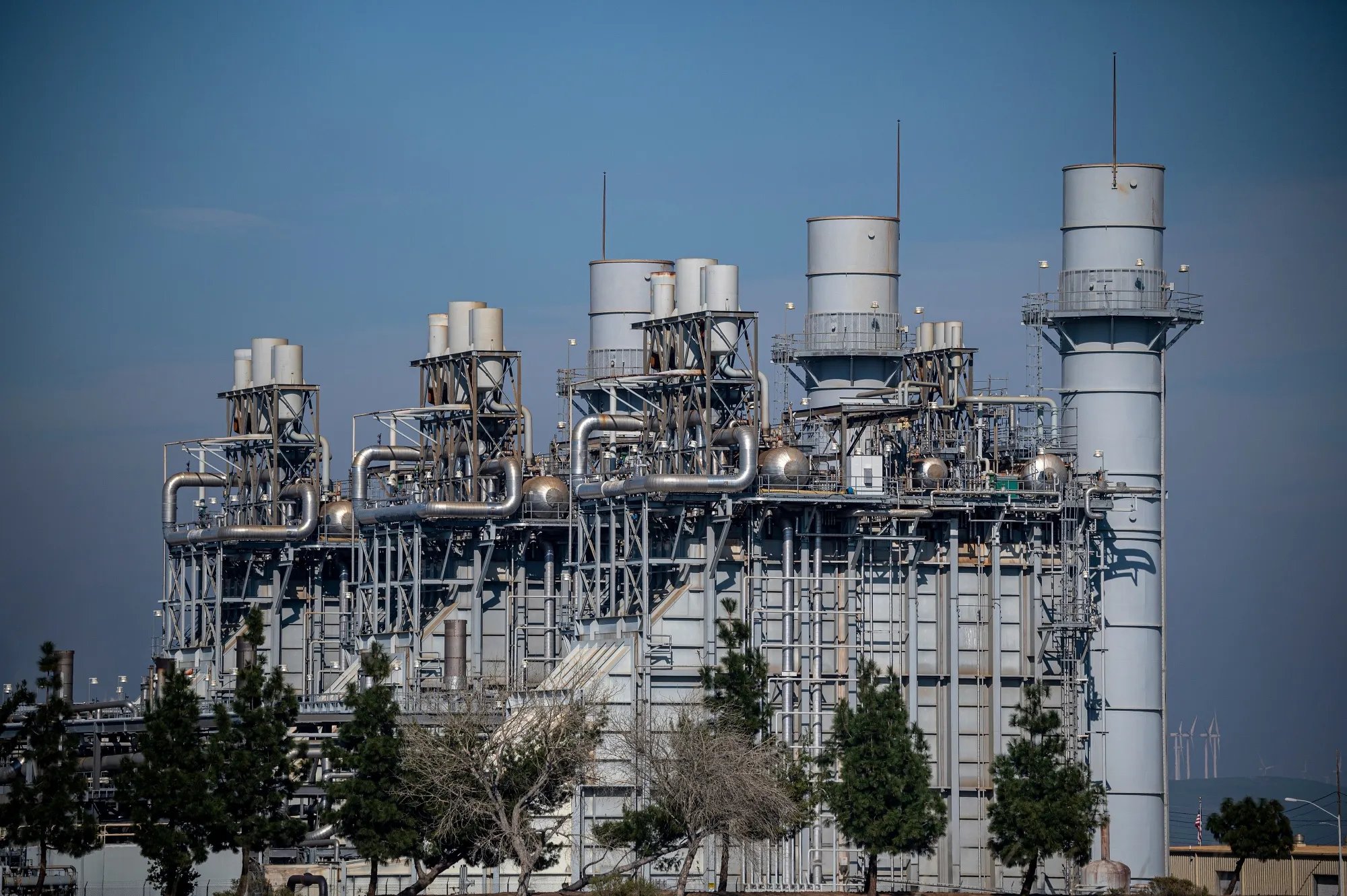 Natural gas-fired power plant in Pittsburg, California.