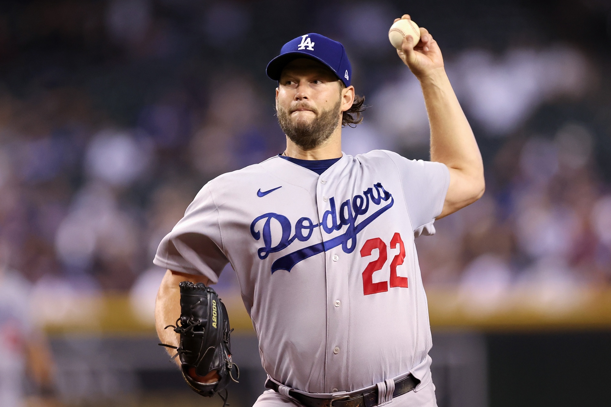 Kershaw, Dodgers win another NL West title, blank D-backs