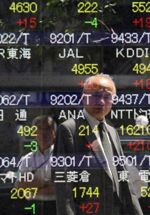Asian Stocks Drop Second Day on Signs of U.S. Economic Slowdown