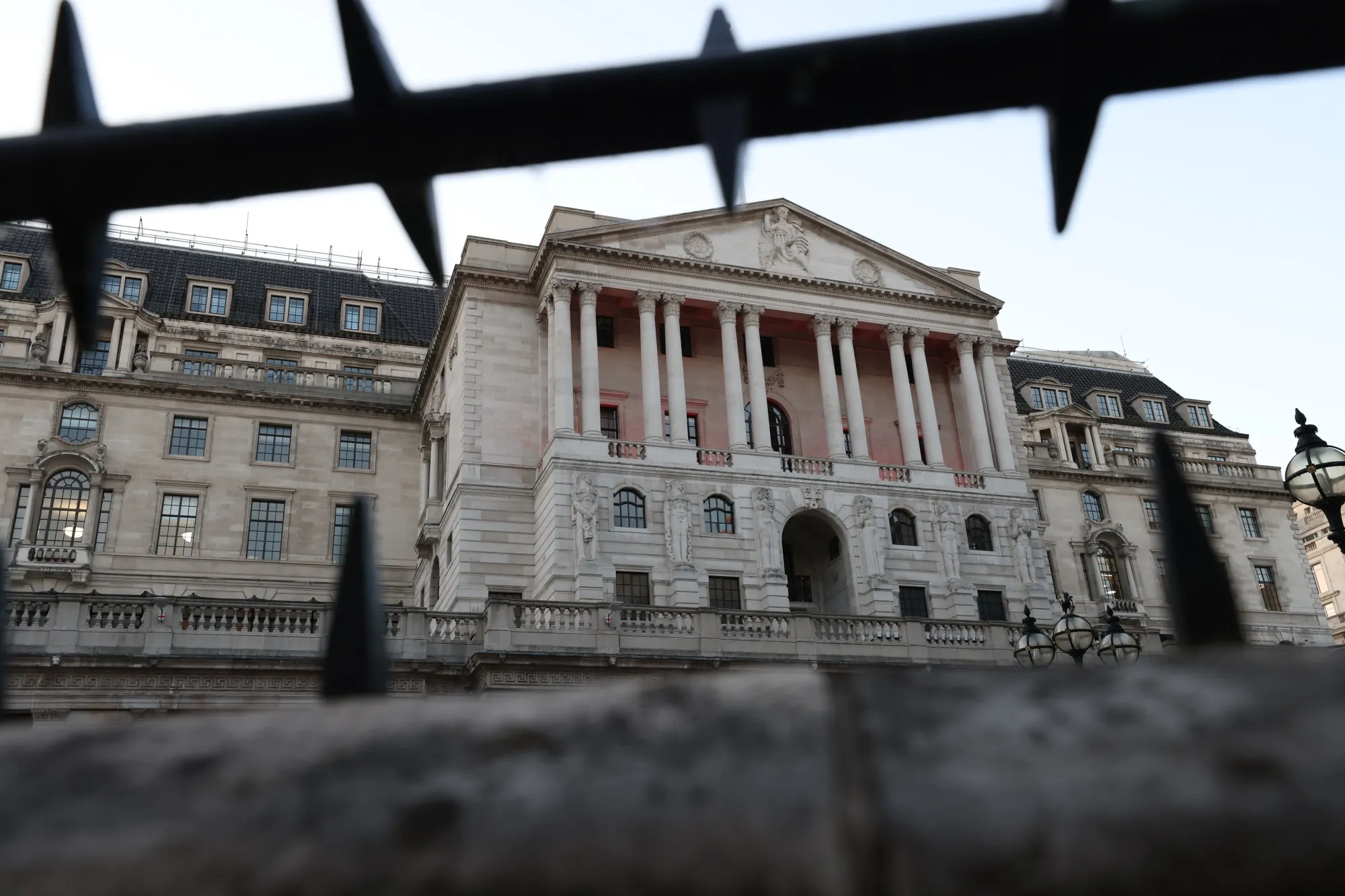 The Bank of England headquarters in London.