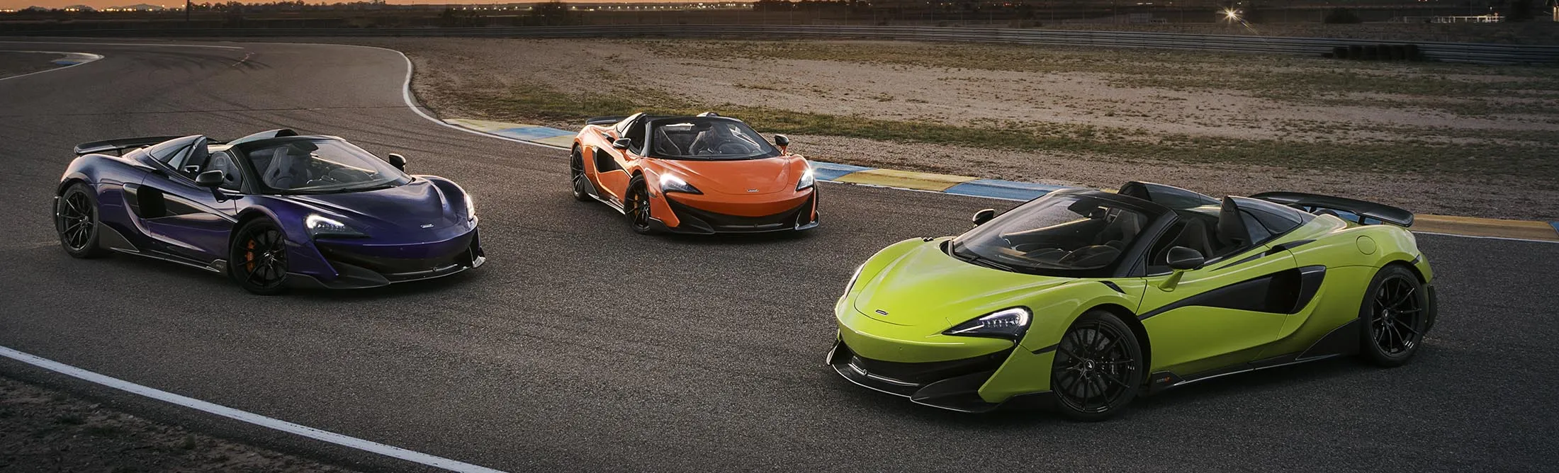 McLaren 720S Spider and 600LT Spider on a&nbsp;test drive in Arizona.
